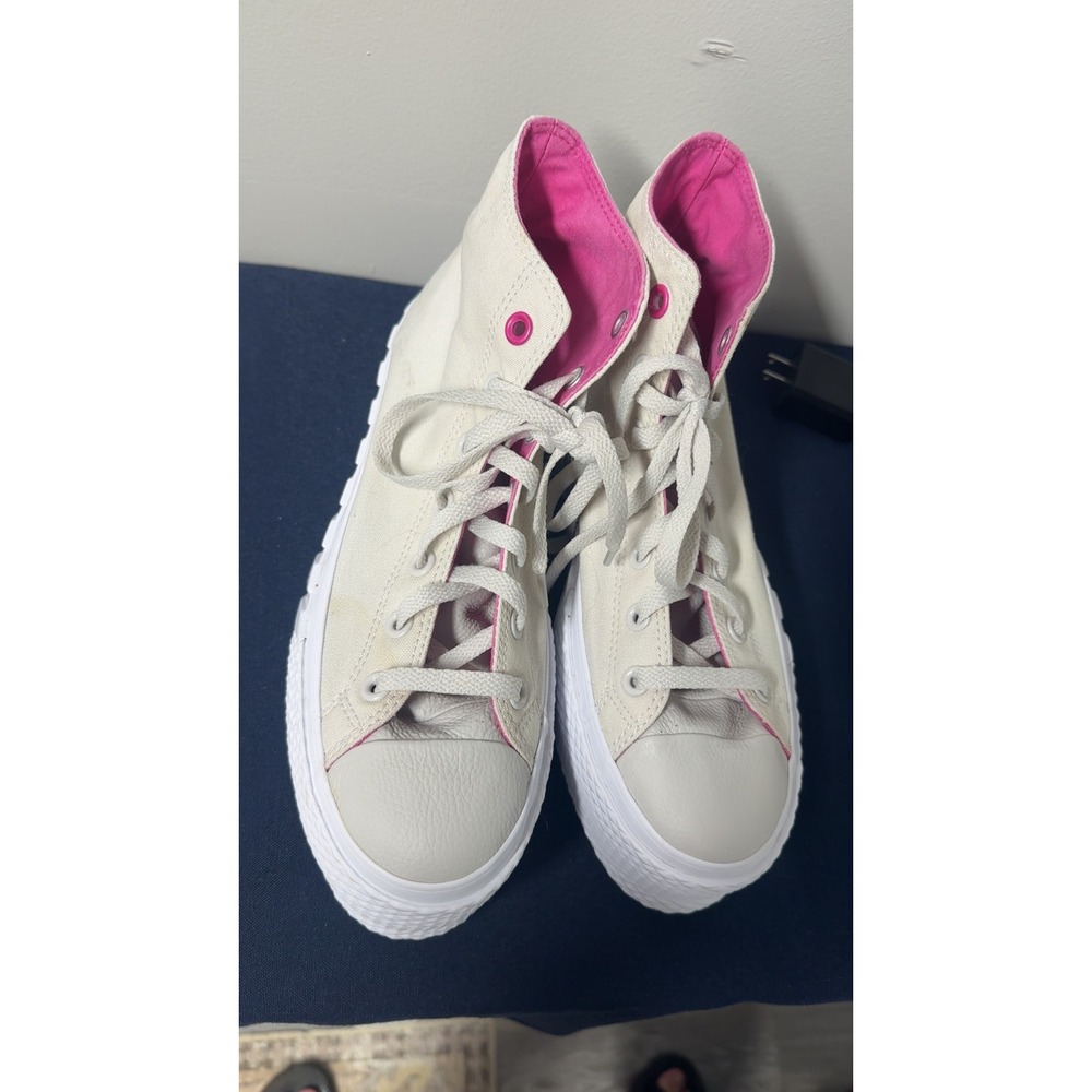 Converse Chuck Taylor All Star GR82 Cream/Pink Platform High Top | Size 9 - Picture 4 of 4